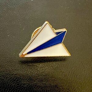 Paper Airplane Pin